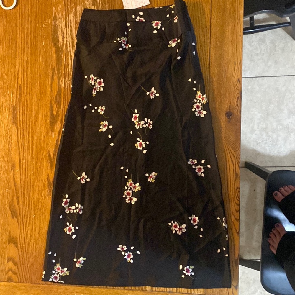 free people silk skirt